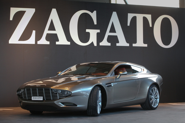 Bild Zagato-Sonderausstellung im Pantheon Basel - ein neuerer Zagato-Entwurf auf Aston-Martin-Basis