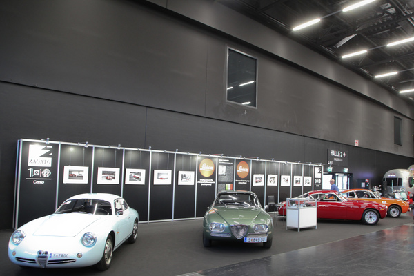 Zagato-Sonderschau in der "Bella Italia"-Halle - Classic Expo Salzburg 2019