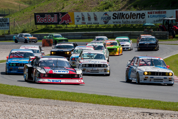 Zakspeed Turbo Capri hält wacker mit - Tourenwagen Classics auf dem Salzburgring am 10. bis 12. Juli 2020