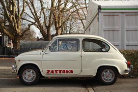 Zastava 750, bauähnlich mit dem Fiat 600 - gesichtet am OTM Winterthur 2015 Zastava 750, bauähnlich mit dem Fiat 600 - gesichtet am OTM Winterthur 2015