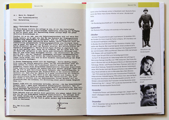 Zeitdokumente und -betrachtungen - Buch "Die Borgward-Chronik 1956 - besser fahren, Borgward fahren"