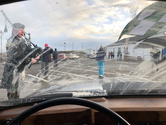 Zielankunft - sauber ist niemand geblieben - Rallye Le Jog 2017