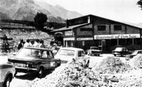 Zielpunkt der Test-Staffette: Der Gran Sasso d'Italia. Zielpunkt der Test-Staffette: Der Gran Sasso d'Italia.