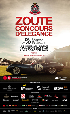 Zoute Grand Prix 2019 - Concours d'Elegance Poster Zoute Grand Prix 2019 - Concours d'Elegance Poster