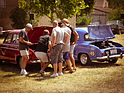 Zu Besuch am Oldtimertreffen in Laragne-Montéglin