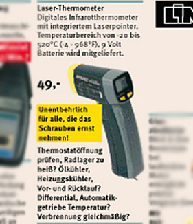 Zubehör - Laser-Thermometer Limora