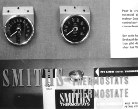Zubehör für schnelle Wagen - Drehzahlmesser von Smiths - Genfer Automobilsalon 1965