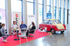 Zündapp Janus (1958) 6902 Exemplare wurden gebaut, zu sehen auf dem Stand des SHVF – Swiss Classic World Luzern 2022