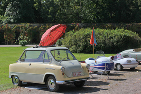 Bild Zündapp Janus 750 (1956) - mit Sitzplätzen mit Sicht nach vorne und hinten - Classic-Gala Schwetzingen 2021