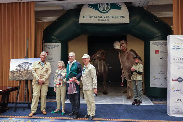 Zum Best-of-Show wird der SS 100 von Peter Kappeler gewählt - 30. BCCM St. Moritz "Safari Edition" 2024