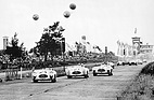 Image: The 300SLs were converted into roadsters for the 228 km sprint race at the Nürburgring in 1952. The 300SL was celebrated in its home country with a quadruple victory.