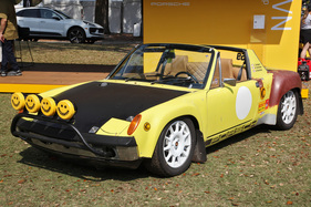 Zum seligen 914, der in den USA aus haftungsrechtlichen Gründen nicht als VW-Porsche, sondern als Porsche vermarktet wurde: Dem Eigner dieses originalfernen Racers geht es deutlich sichtbar nicht ausschliesslich um Schönheit.