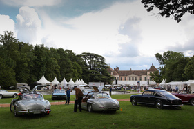 Zwei Flügeltürer 300 SL und eine Lancia Aurelia - Concours d'Elégance Suisse 2016 Zwei Flügeltürer 300 SL und eine Lancia Aurelia - Concours d'Elégance Suisse 2016