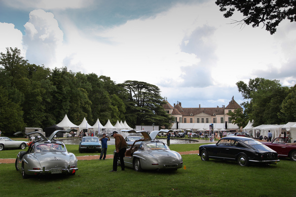 Zwei Flügeltürer 300 SL und eine Lancia Aurelia - Concours d'Elégance Suisse 2016