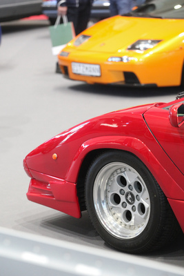 Zwei Lamborghini-Generationen - Countach und Diablo - Retro Classics Bavaria 2018