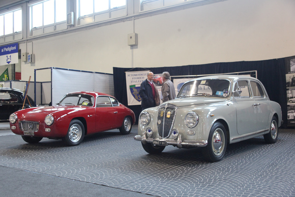 Two historic Lancia models on one club stand - Auto e Moto d'Epoca 2014
