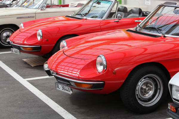 Zweimal Alfa Romeo Spider - 3. Youngtimer- und Classictreffen Pratteln am 15. Juli 2018