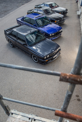 Zweimal Alpina und Zweimal M - das BMW-Gippeltreffen