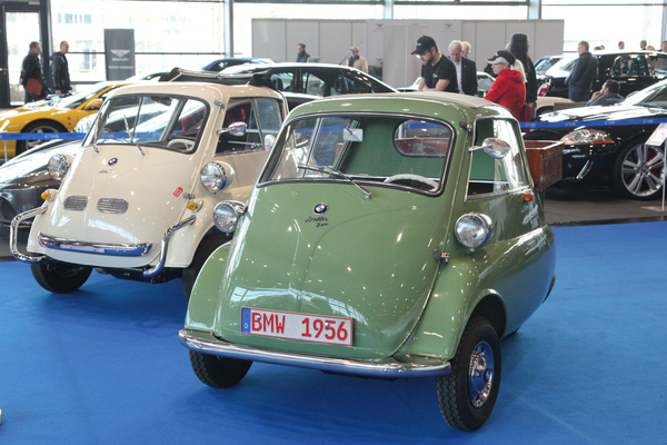Zweimal BMW Isetta bei Silberhorn - Retro Classics Bavaria 2019