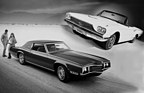Zweimal Ford Thunderbird mit Baujahr 1966 und 1971