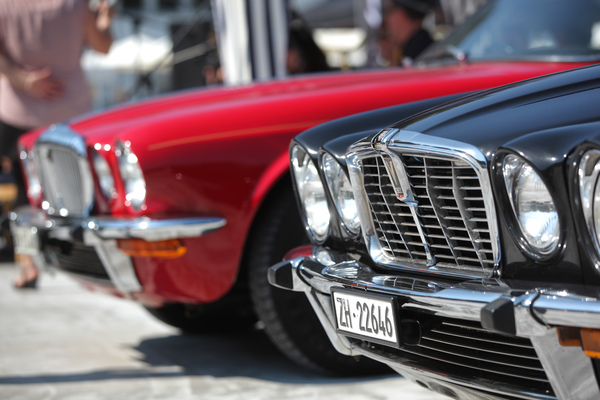 Zweimal Jaguar als zweitüriges Coupé - Dolder Classics September 2016