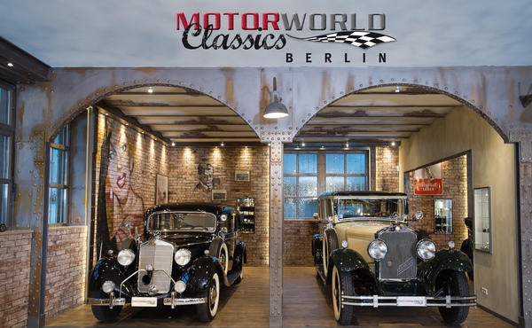 Zweimal Mercedes-Benz an der Motorworld Classics Berlin 2015