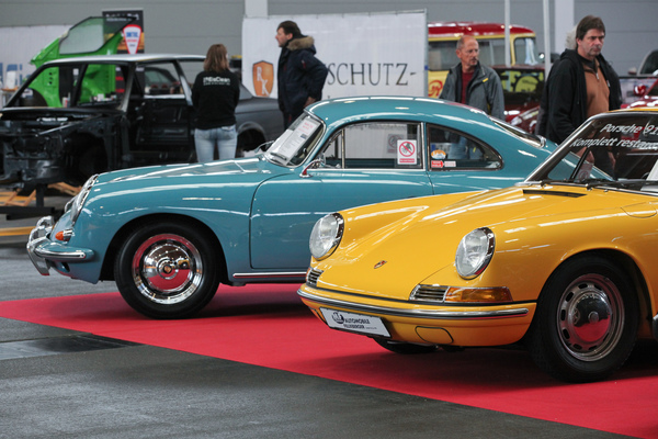 Zweimal Porsche Vierzylinder - 912 und 356 - Motorworld Classics Bodensee 2019