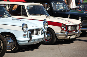 Zweimal Triumph in Kompaktgrösse - British Car Meeting 2015 in Mollis