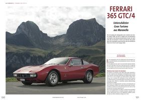 Bild Zwischengas Jahresmagazin 2016 - Unterschäter Gran Turismo aus Maranello