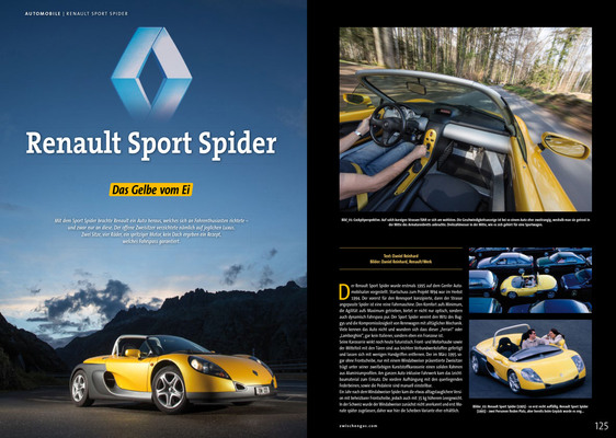 Zwischengas Jahresmagazin 2022 - Renault Sport Spider