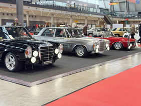 Intermediate throttle Mercedes tuning neighbor stand - Retro Classics Stuttgart 2026