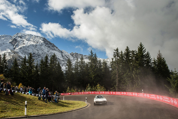 … auch die Rossfeld-Bergstrasse qualmte mächtig, ...