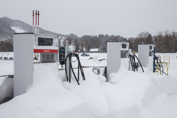 … auch diese Tankstelle wurde von niemandem aufgesucht.
