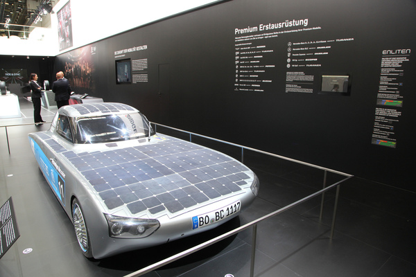 blue.cruiser Solar Car (2017) - Platz 2 bei der Bridgestone Solar Challenge 2017 - IAA in Frankfurt 2019