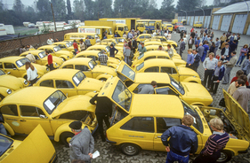 … dafür viele Fahrzeuge in Düsseldorf!