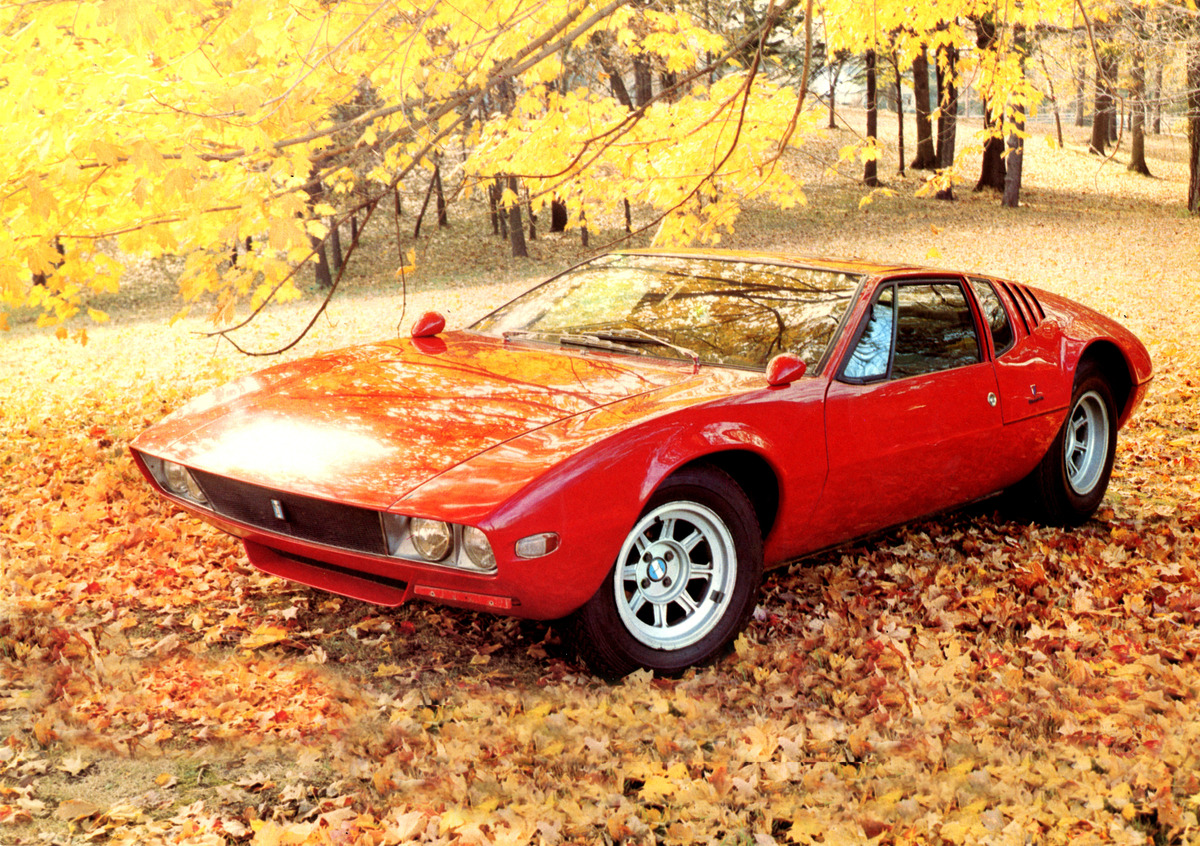 de Tomaso Mangusta (1970) - Aufnahme aus einem zeitgenössischen Verkaufsprospekt
