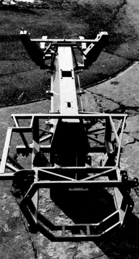 de Tomaso Vallelunga (1966) - Das komplett demontierte Fahrgestell