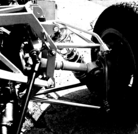 de Tomaso Vallelunga (1966) - Die imposante Hinterradaufhängung