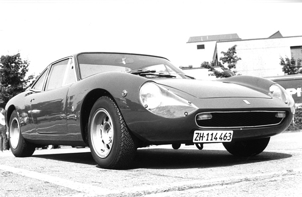 de Tomaso Vallelunga (1968) - der seltene Mittelmotorsportwagen - aufgenommen um 1980