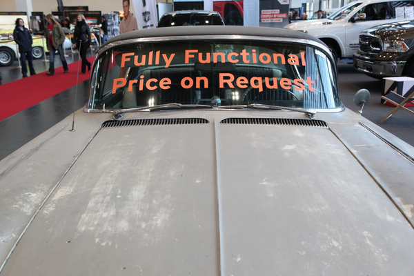 ... denn der Wagen ist voll funktionsfähig - Retro Classics Bavaria 2019