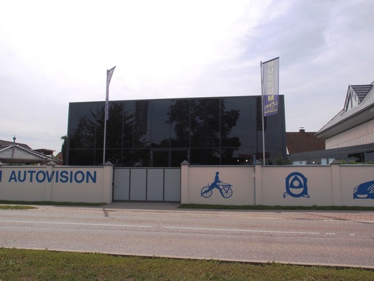 der neue Anbau "X-Cube" für Sonderausstellungen