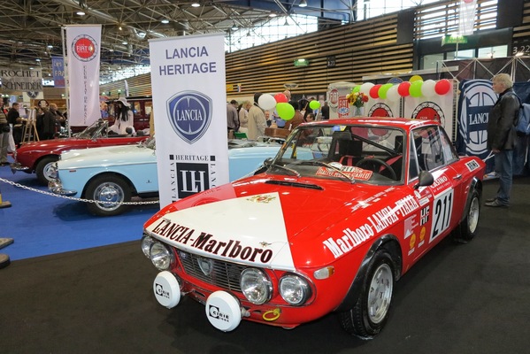 die legendäre Lancia Fulvia HF - an der Messe Epoqu’Auto in Lyon im November 2013