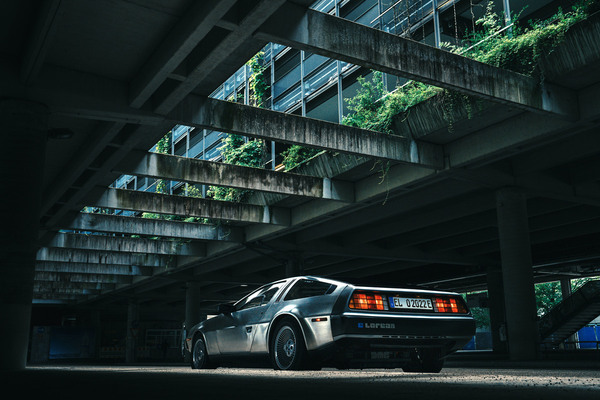 Bild: e-Lorean - elektrisch angetriebener DeLorean DMC-12 mit innovativen Technologieansätzen an Bord