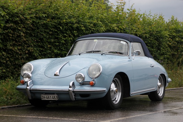 ein Porsche 356 B Cabrio - Porsche Classic Day 2012