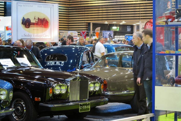 englische Klassiker in Frankreich - an der Messe Epoqu’Auto in Lyon im November 2013
