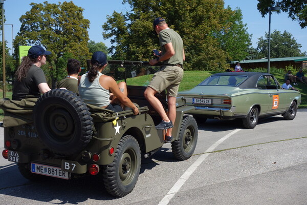 ...hatte die wohl lustigste Truppe an Bord... - Vienna Classic Days 2024