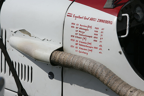 ... oder der grosse Palmares das Cockpit ziert, ...