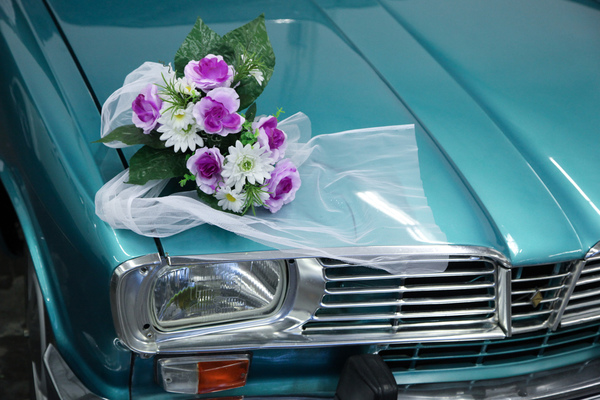 … oder einen Blumenstrauss erhalten.