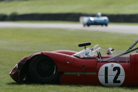 ... parkte sein Auto auf der Wiese, oder ...
