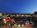 Image: Technical scrutineering at night on the market square in Hanau at the AvD Histo-Monte 2011